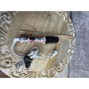 Calista GoGo Mini Round Brush Curler Pink Floral Travel Size Hair Styler CE-005A